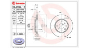 360406019200 Brzdový kotouč MAGNETI MARELLI