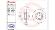 360406020200 Brzdový kotouč MAGNETI MARELLI