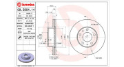 360406022600 Brzdový kotouč MAGNETI MARELLI