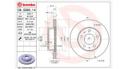 360406022700 Brzdový kotouč MAGNETI MARELLI