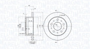 360406023600 Brzdový kotouč MAGNETI MARELLI