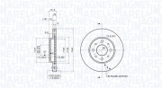 360406023700 Brzdový kotouč MAGNETI MARELLI