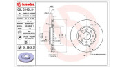 360406024300 Brzdový kotouč MAGNETI MARELLI