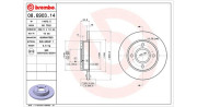 360406025700 Brzdový kotouč MAGNETI MARELLI