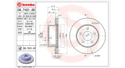 360406030100 Brzdový kotouč MAGNETI MARELLI