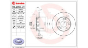 360406030800 MAGNETI MARELLI brzdový kotúč 360406030800 MAGNETI MARELLI