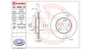 360406031200 Brzdový kotouč MAGNETI MARELLI