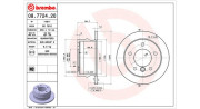 360406032900 Brzdový kotouč MAGNETI MARELLI