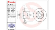 360406037100 MAGNETI MARELLI brzdový kotúč 360406037100 MAGNETI MARELLI