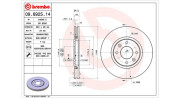 360406040700 Brzdový kotouč MAGNETI MARELLI