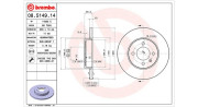 360406048200 Brzdový kotouč MAGNETI MARELLI