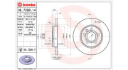 360406050300 Brzdový kotouč MAGNETI MARELLI