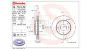 360406051600 Brzdový kotouč MAGNETI MARELLI