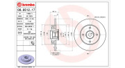 360406056500 Brzdový kotouč MAGNETI MARELLI