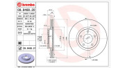 360406056800 Brzdový kotouč MAGNETI MARELLI