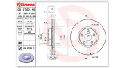 360406058700 Brzdový kotouč MAGNETI MARELLI