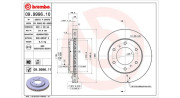 360406059900 Brzdový kotouč MAGNETI MARELLI