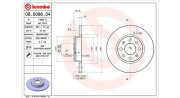 360406064800 Brzdový kotouč MAGNETI MARELLI