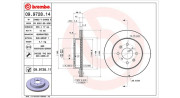 360406074000 Brzdový kotouč MAGNETI MARELLI