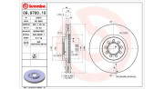 360406074200 Brzdový kotouč MAGNETI MARELLI