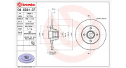 360406080200 Brzdový kotouč MAGNETI MARELLI