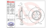 360406080500 Brzdový kotouč MAGNETI MARELLI