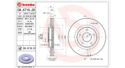 360406086800 Brzdový kotouč MAGNETI MARELLI