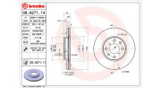 360406091200 MAGNETI MARELLI brzdový kotúč 360406091200 MAGNETI MARELLI