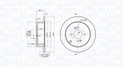 360406092500 Brzdový kotouč MAGNETI MARELLI