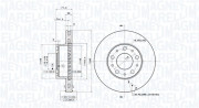 360407100100 Brzdový kotouč MAGNETI MARELLI