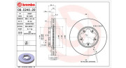 360407100400 Brzdový kotouč MAGNETI MARELLI