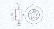 360406106400 Brzdový kotouč MAGNETI MARELLI