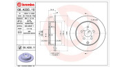 360406112500 Brzdový kotouč MAGNETI MARELLI