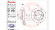 360406121600 Brzdový kotouč MAGNETI MARELLI