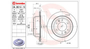 360406125500 Brzdový kotouč MAGNETI MARELLI