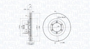 360406186600 MAGNETI MARELLI brzdový kotúč 360406186600 MAGNETI MARELLI