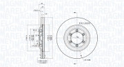 360406187200 Brzdový kotouč MAGNETI MARELLI