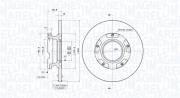 360406189100 MAGNETI MARELLI brzdový kotúč 360406189100 MAGNETI MARELLI