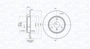 360406211600 Brzdový kotouč MAGNETI MARELLI