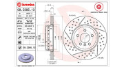 360406133004 Brzdový kotouč Disco freno TWO-PIECE DISCS LINE MAGNETI MARELLI