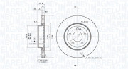 360406181504 Brzdový kotouč MAGNETI MARELLI