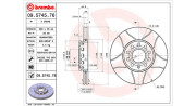 360406001305 Brzdový kotouč MAGNETI MARELLI