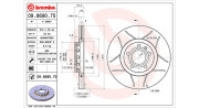 360406001605 Brzdový kotouč MAGNETI MARELLI