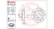 360406002805 Brzdový kotouč MAGNETI MARELLI