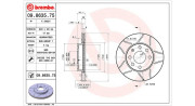 360406039305 Brzdový kotouč MAGNETI MARELLI