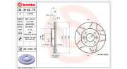 360406042405 Brzdový kotouč MAGNETI MARELLI