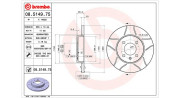 360406048205 Brzdový kotouč MAGNETI MARELLI