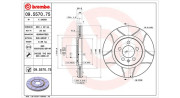 360406048605 Brzdový kotouč MAGNETI MARELLI