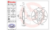 360406049505 Brzdový kotouč MAGNETI MARELLI