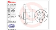 360406049705 Brzdový kotouč MAGNETI MARELLI